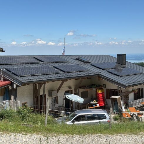 Alm, Gastronomie auf 1300 m an der Kampenwand