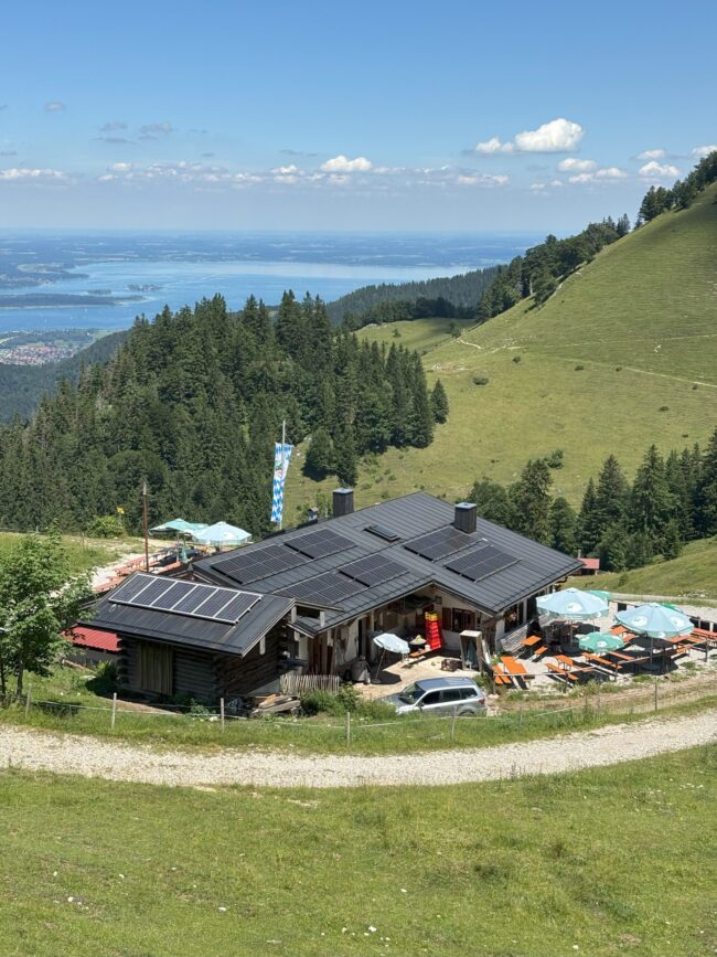 Alm, Gastronomie auf 1300 m an der Kampenwand
