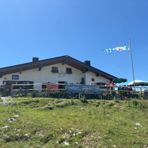 Alm, Gastronomie auf 1300 m an der Kampenwand